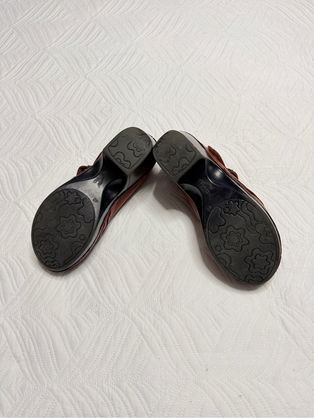 Dansko Harlow Women’s Brown Leather Mary Jane Clogs. Size 40 (9) - Picture 8 of 8